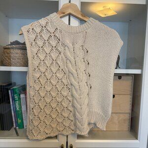 Zara Asymetrical Sweater Vest Size 13-14- Super cute with a white collared shirt